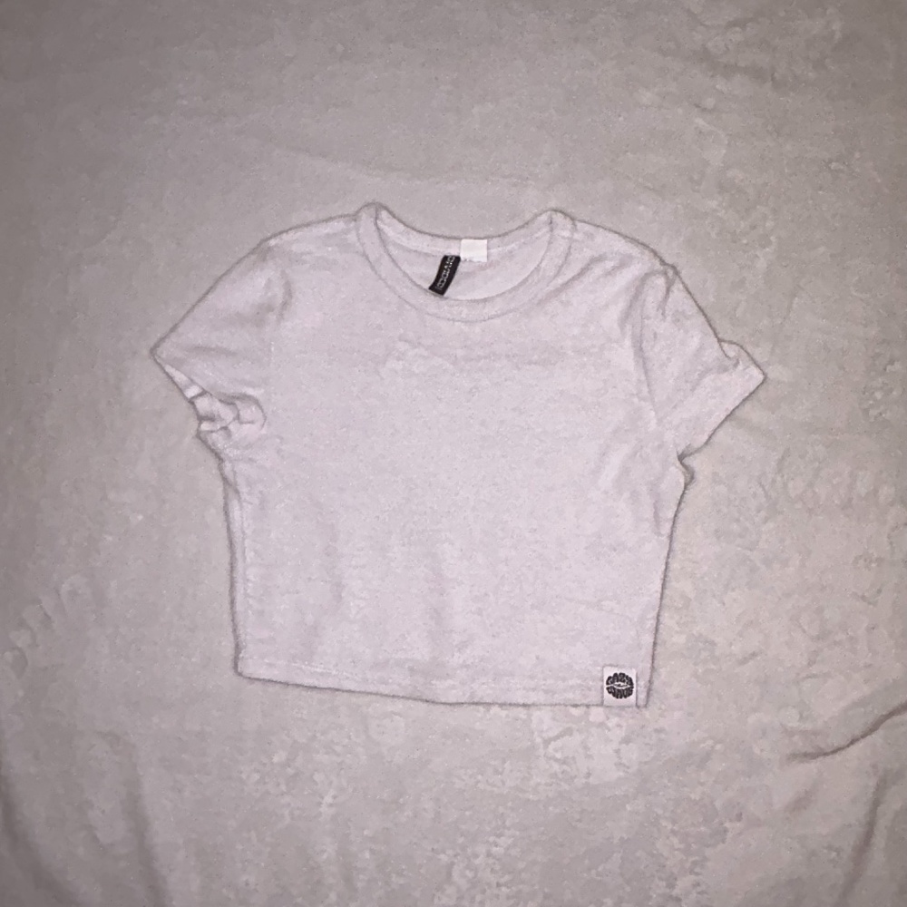 H&M Terrycloth cropped baby tee